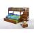Peppermint Wood Bunk Bed, Twin/Full Size