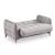 Perla Microsuede Convertible Storage Loveseat