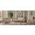 Perla Microsuede Convertible Storage Loveseat