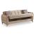 Perla Microsuede Convertible Storage Living Room Set