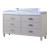 Perla Leatherette/Wood Regular Bedroom Set