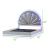 Perla King Size Bed with Leatherette Upholstered Headboard & LED Lighting