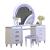 Perla Leatherette/Wood Regular Bedroom Set
