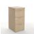 Optima Office Lockable Filing Cabinet w/3 Foil Wrapped Drawers