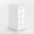Optima Office Lockable Filing Cabinet w/4 Foil Wrapped Drawers