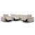 Picasso 6Pc Fabric Motion Sectional Sofa
