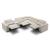 Picasso 6Pc Fabric Motion Sectional Sofa