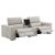Picasso Leather Loveseat w/Console