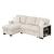 Pinto Fabric L-Shaped Sectional Sofa w/USB