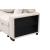 Pinto Fabric L-Shaped Sectional Sofa w/USB