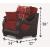 Pittsburgh Fabric/Vinyl Convertible Chair
