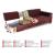 Pittsburgh Fabric/Vinyl Storage Living Room Set