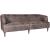 Magdelan Tufted Leather Sofa