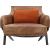 Amos Leather Accent Chair