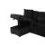 Plush Velvet L-Shaped Sectional Storage Sofa w/USB