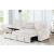Plush Velvet L-Shaped Sectional Storage Sofa w/USB