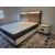Poesia Wood Veneer Platform Bed w/LED Headboard