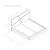 Porto Wood LED Platform King Size Bed