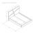 Porto Wood LED Platform Bedroom Set