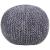 POU128 Cotton Round Handmade Pouf