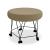 Pental Round Office Pouf w/Wire Base & Castors