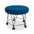 Pental Round Office Pouf w/Wire Base & Castors