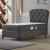 Prens Tufted Fabric Bed, Twin Size
