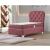 Prenses Tufted Fabric Bed, Twin Size
