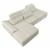Barcelona 2-Piece Microfiber Storage Sleeper Sectional