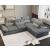 Barcelona 4-Piece Microfiber Storage Sleeper Sectional