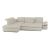 Barcelona 4-Piece Microfiber Storage Sleeper Sectional