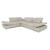 Barcelona 4-Piece Microfiber Left-Arm Chaise Facing Storage Sleeper Sectional