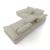 Barcelona 4-Piece Microfiber Left-Arm Chaise Facing Storage Sleeper Sectional