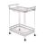 Jefferson 2-tier Glass Serving Cart