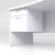 Optima Lockable Fixed Pedestal w/2 Foil Wrapped Drawers