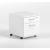 Optima Office Lockable Mobile Pedestal w/2 Foil Wrapped Drawers