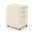 Optima Office Lockable Mobile Pedestal w/3 Foil Wrapped Drawers