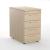 Optima Office Lockable High Desk Pedestal w/4 Foil Wrapped Drawers