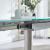 Pub Frosted Glass Extendable Dining Table