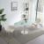 Pub Frosted Glass Extendable Dining Table