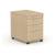 Optima Office Lockable Mobile Pedestal w/4 Metal Sided Drawers
