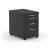 Optima Office Lockable Mobile Pedestal w/4 Metal Sided Drawers
