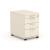 Optima Office Lockable Mobile Pedestal w/4 Metal Sided Drawers