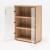 Quando Office Cabinet w/Glass Doors