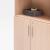Quando Office Half-Bookcase w/3 Open Shelves & 2 Lockable Doors