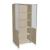 Quando Office Cabinet w/2 Upper Glass Doors & 2 Lockable Down Doors