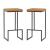 Quincy PU Bar Stool (Set of 2)