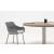 Quando MFC Round Coffee Table w/ Metal Disc Base