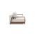 Ran Deluxe Excess Lounger Fabric Sofa Bed