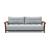 Ran Deluxe Excess Lounger Fabric Sofa Bed
